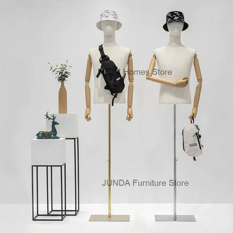 Baby Clothing Display Stand - Korean Version Male Half-length Mannequins Clothing
