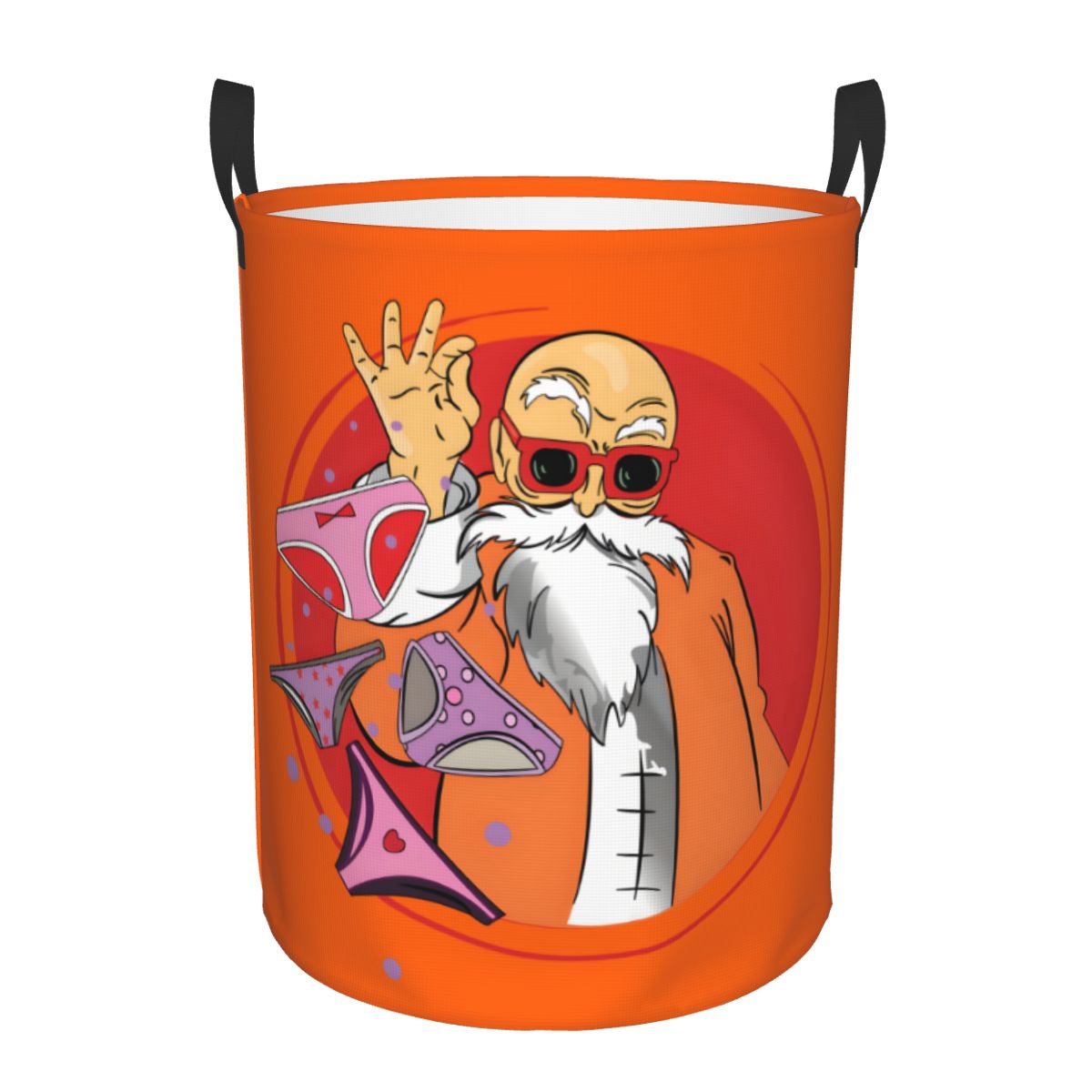 Baby Clothing Basket - Custom Masters Roshis Cartoon Laundry Basket