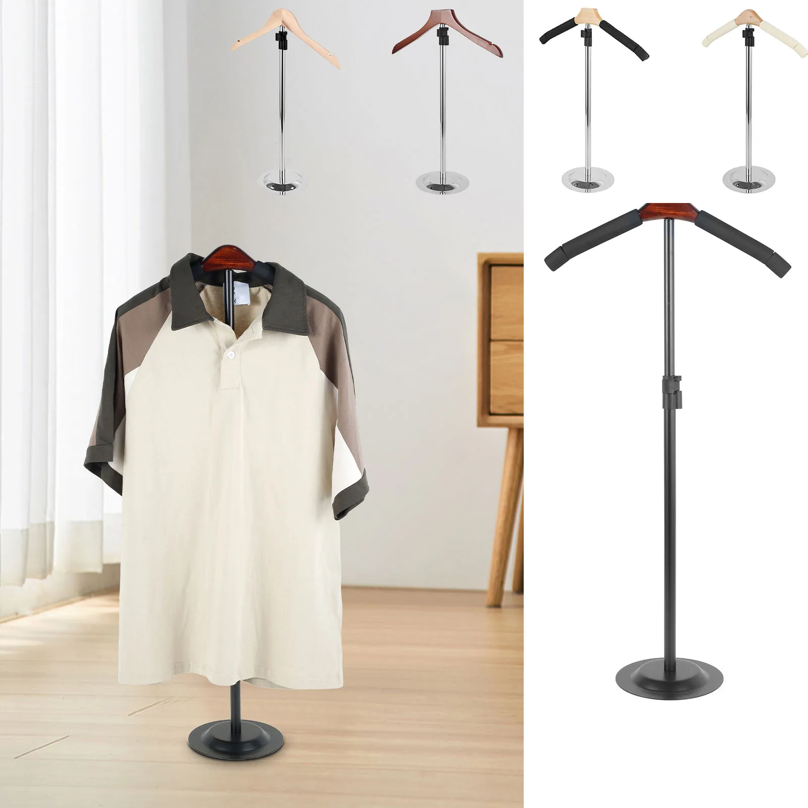 Baby Clothing Display Stand - Height Adjustable T Shirt Display Stand
