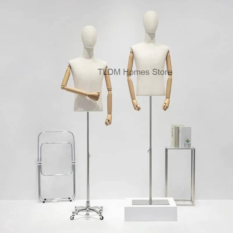 Korean Version Male Half-lengt - огляд і ціна Baby Clothing Display Stand