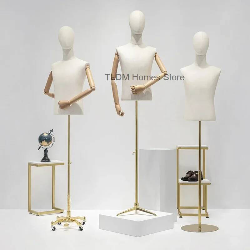 Korean Version Male Half-lengt - огляд і ціна Baby Clothing Display Stand