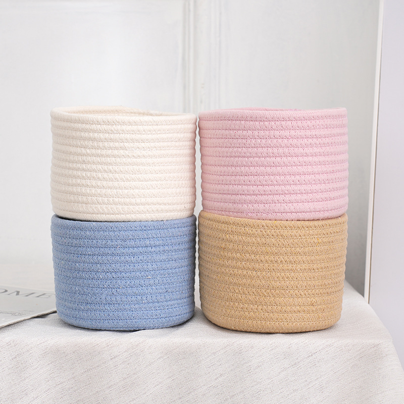 Handmade Woven Cotton Rope Wov - огляд і ціна Baby Clothing Basket