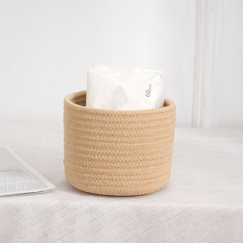 Handmade Woven Cotton Rope Wov - огляд і ціна Baby Clothing Basket