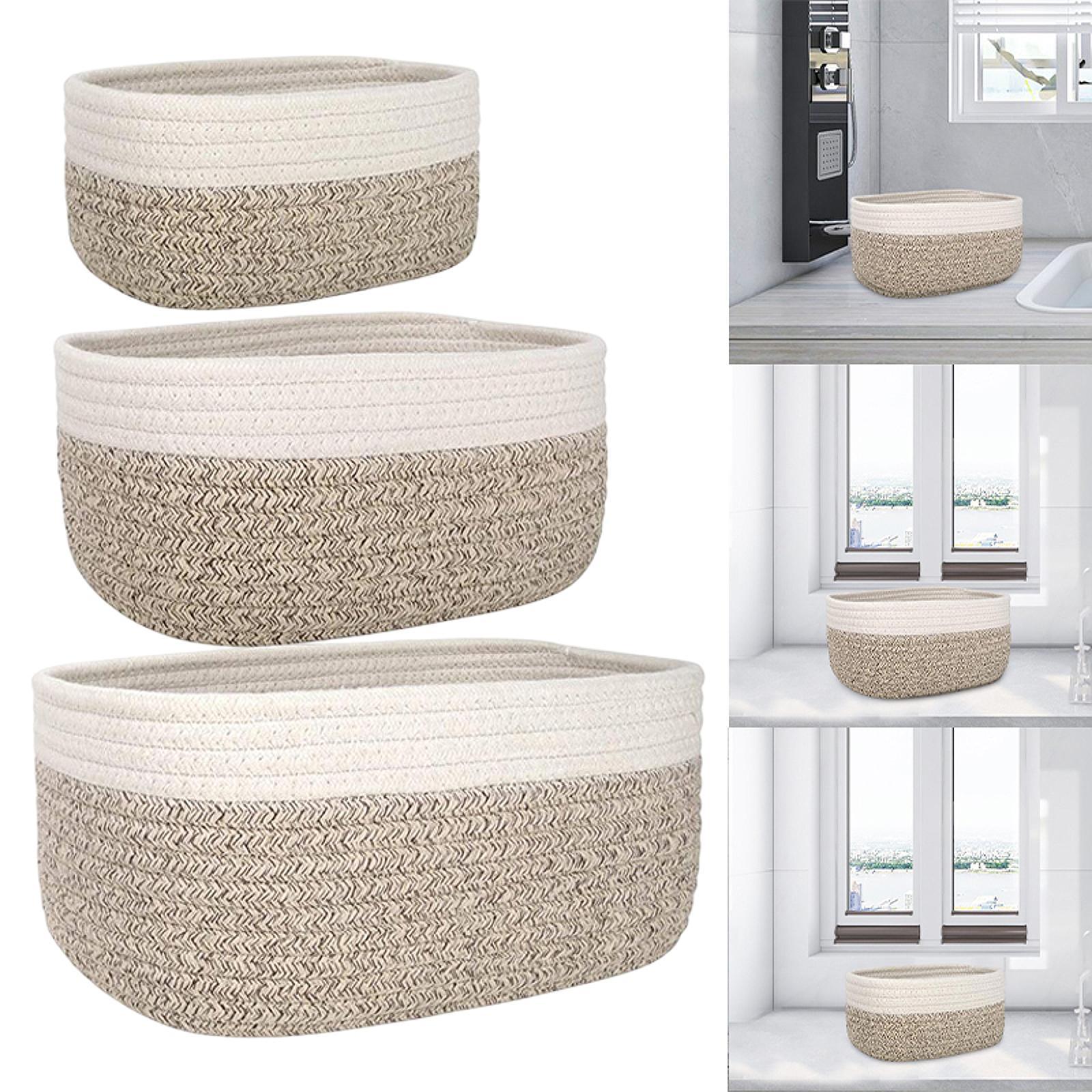 Cotton Rope Basket under Shelf - огляд і ціна Baby Clothing Basket
