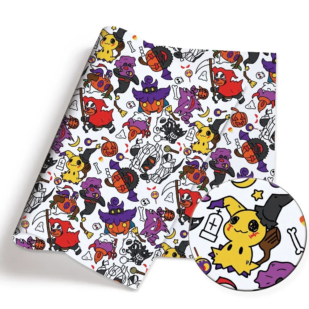 Pokemon Cartoon Fabric140*50cm - огляд і ціна Baby Clothing Sewing