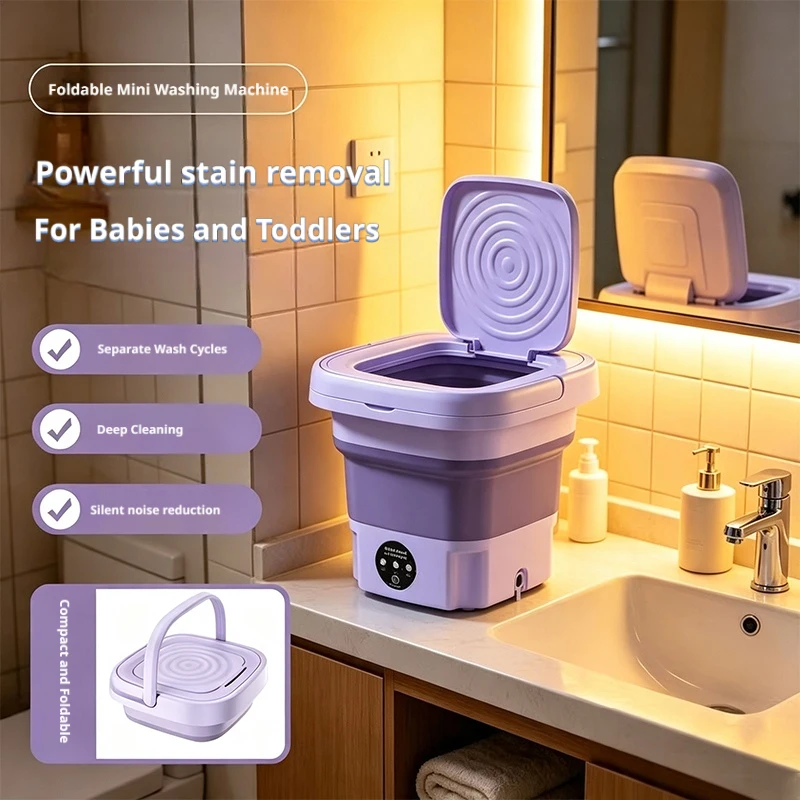 9L Fold Mini Washing Machine P - огляд і ціна Baby Clothing Basket