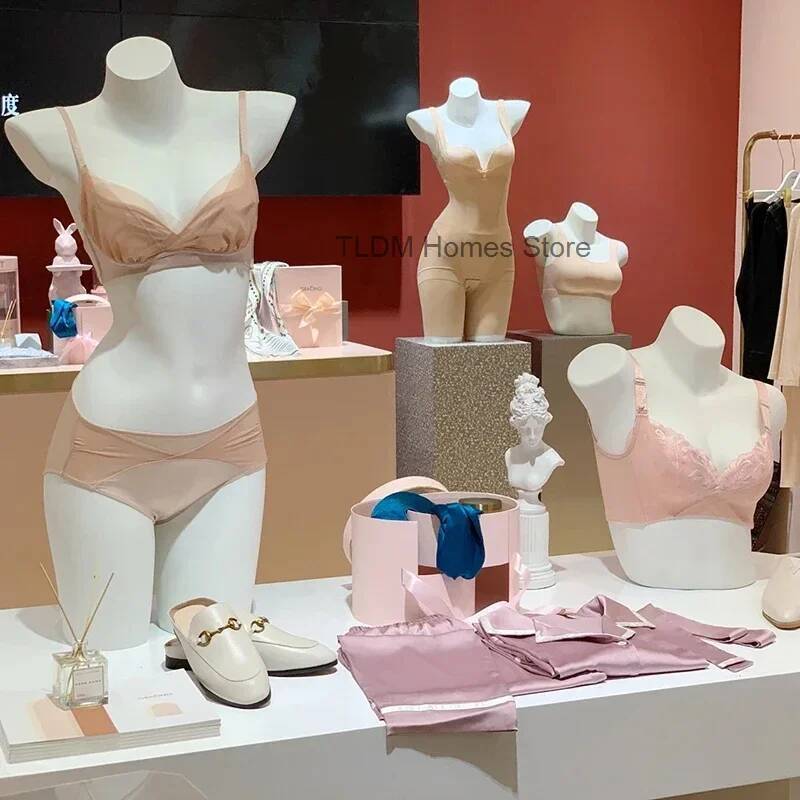 Half-length Underwear Mannequi - огляд і ціна Baby Clothing Display Stand