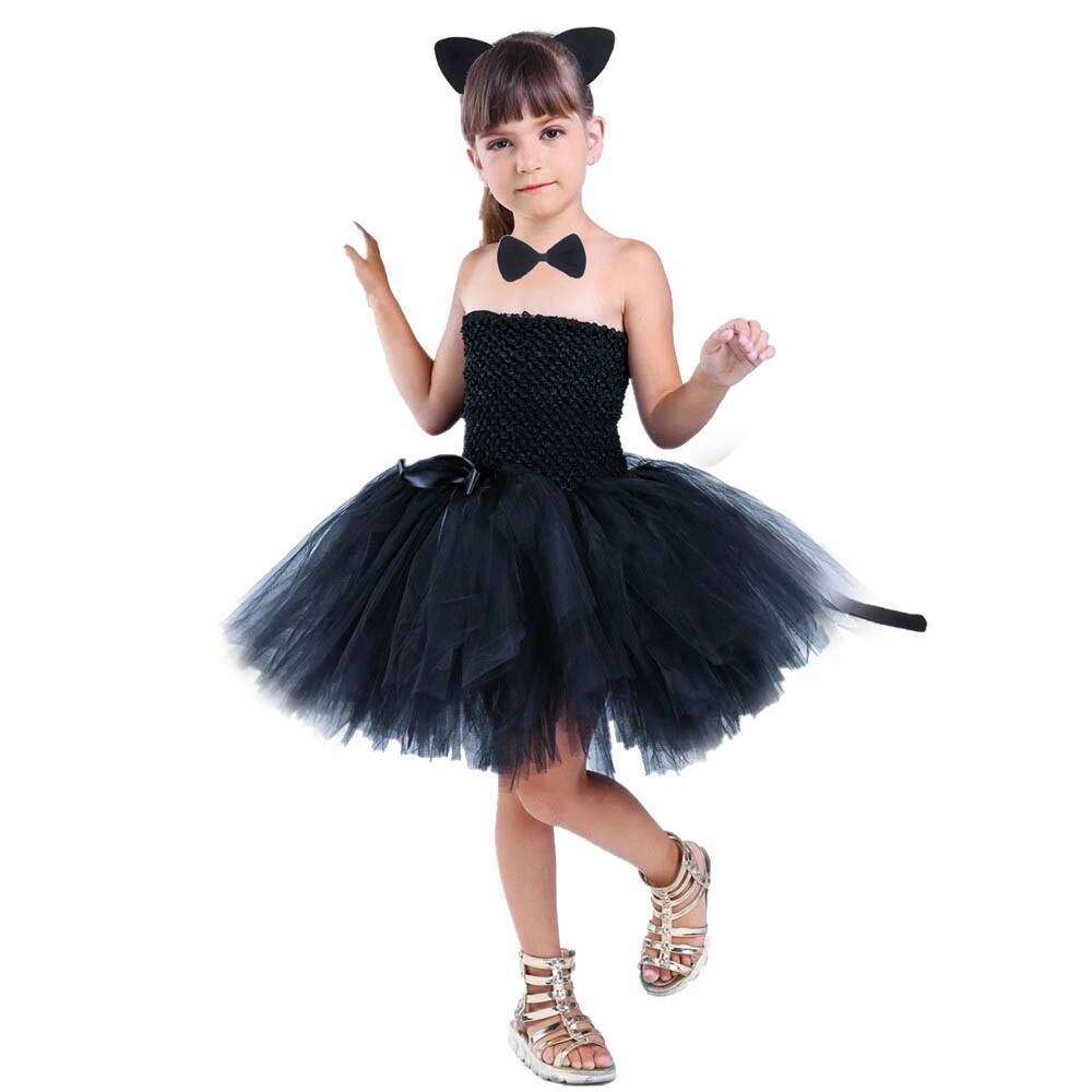 Cute Black Cat Tutu Dress Baby - огляд і ціна Baby Clothing For Girls