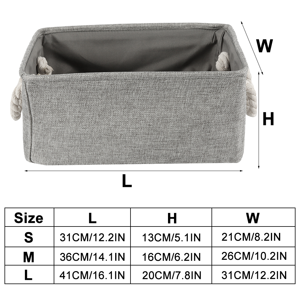 Linen Storage Basket With Hand - огляд і ціна Baby Clothing Basket