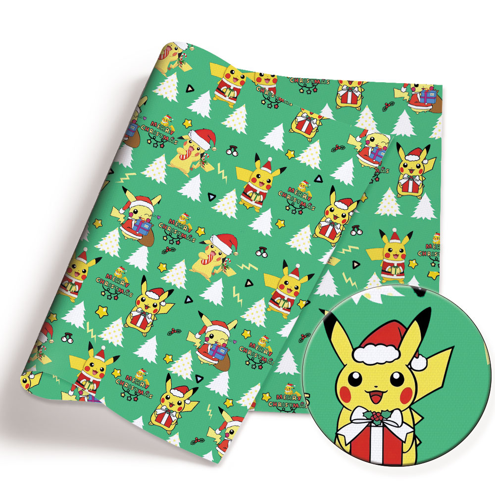 Pokemon Cartoon Fabric140*50cm - огляд і ціна Baby Clothing Sewing