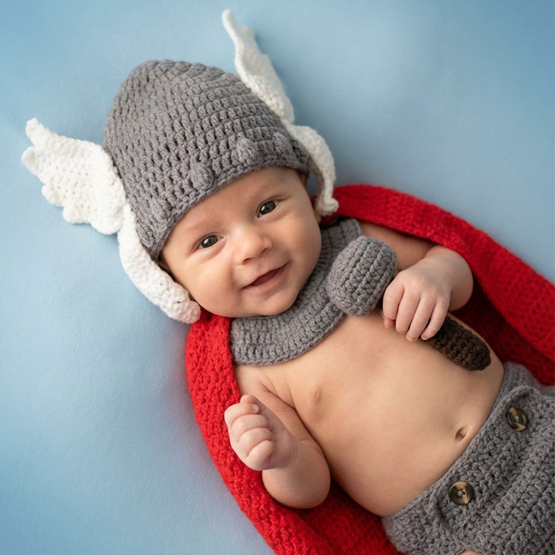 Newborn Photography Props Thor - огляд і ціна Baby Clothing Kit