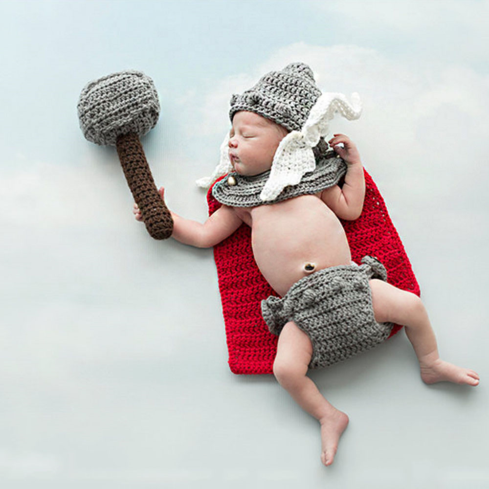 Newborn Photography Props Thor - огляд і ціна Baby Clothing Kit