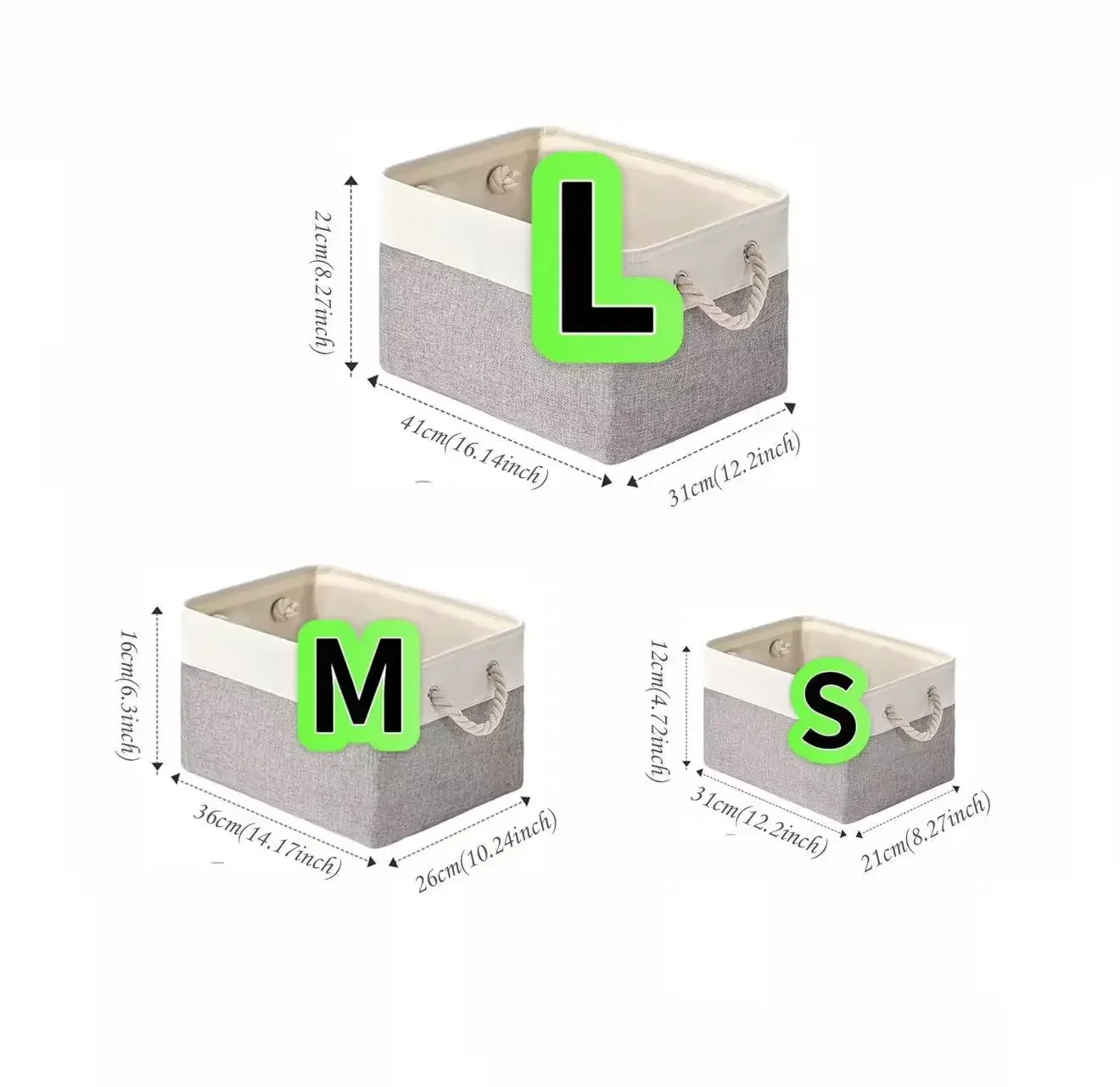 Linen Foldable Storage Basket  - огляд і ціна Baby Clothing Basket